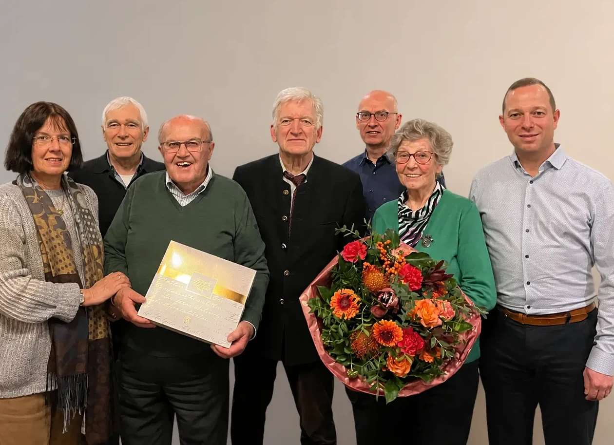Verabschiedung der Stifter Helmut und Christl Malenke